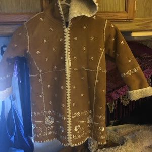 Baby gap toddler shearling coat size - 5 years -